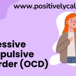 Picture showing a woman with a think bubble depicting thoughts about locking doors checking padlocks which represent OCD worries